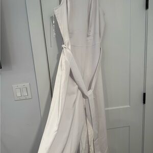 Lane Bryant Backless Cream Dress